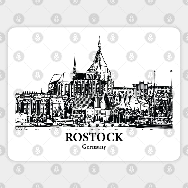 Rostock - Germany Magnet by Lakeric